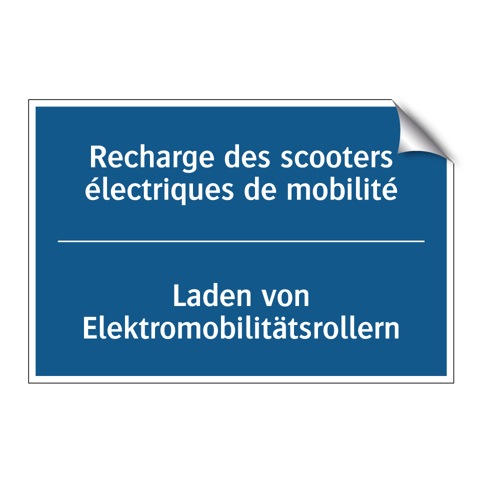 Laden von Elektromobilitätsrollern /.../ - Recharge des scooters électriques /.../
