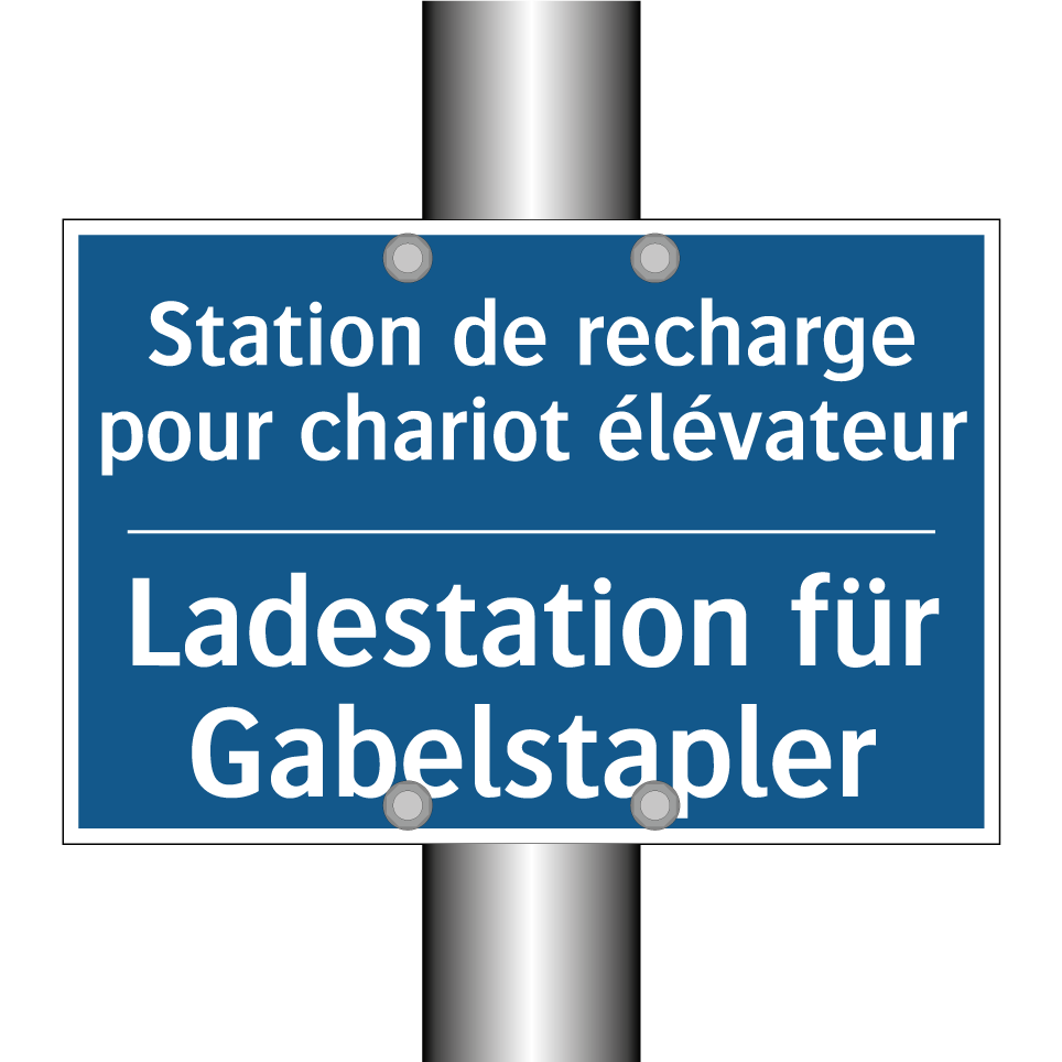 Ladestation für Gabelstapler - Station de recharge pour chariot /.../