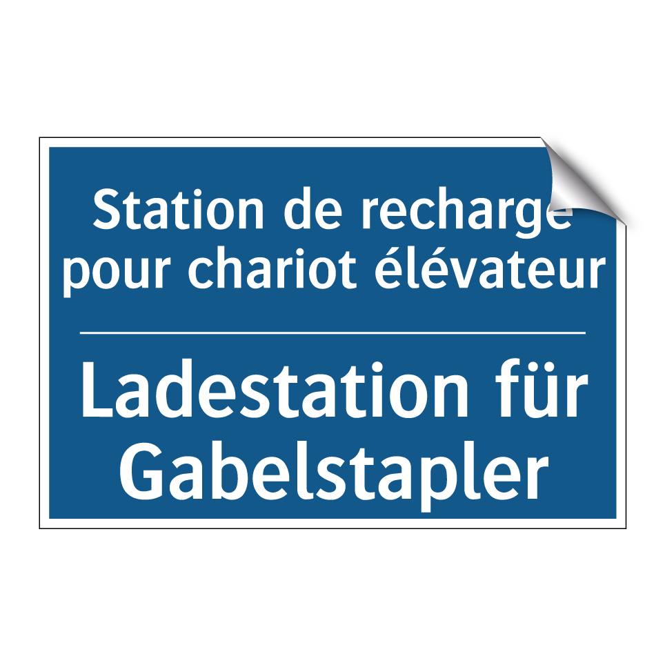 Ladestation für Gabelstapler - Station de recharge pour chariot /.../