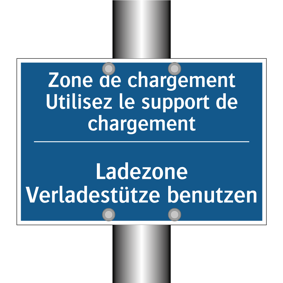 Ladezone Verladestütze benutzen /.../ - Zone de chargement Utilisez le /.../