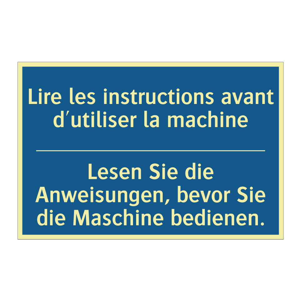Lesen Sie die Anweisungen, bevor /.../ - Lire les instructions avant d'utiliser /.../