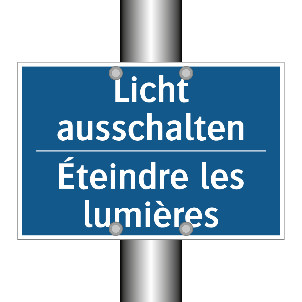 Licht ausschalten - Éteindre les lumières