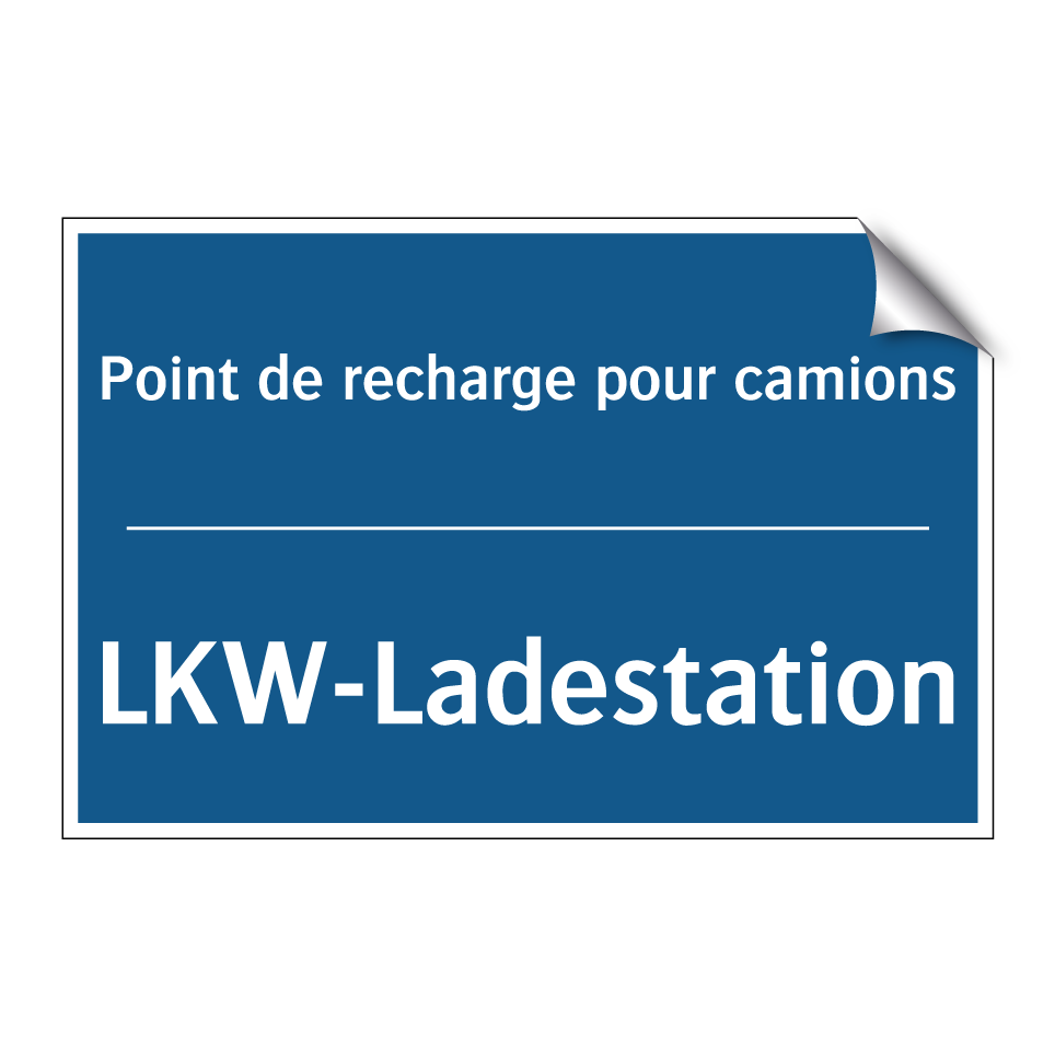LKW-Ladestation - Point de recharge pour camions