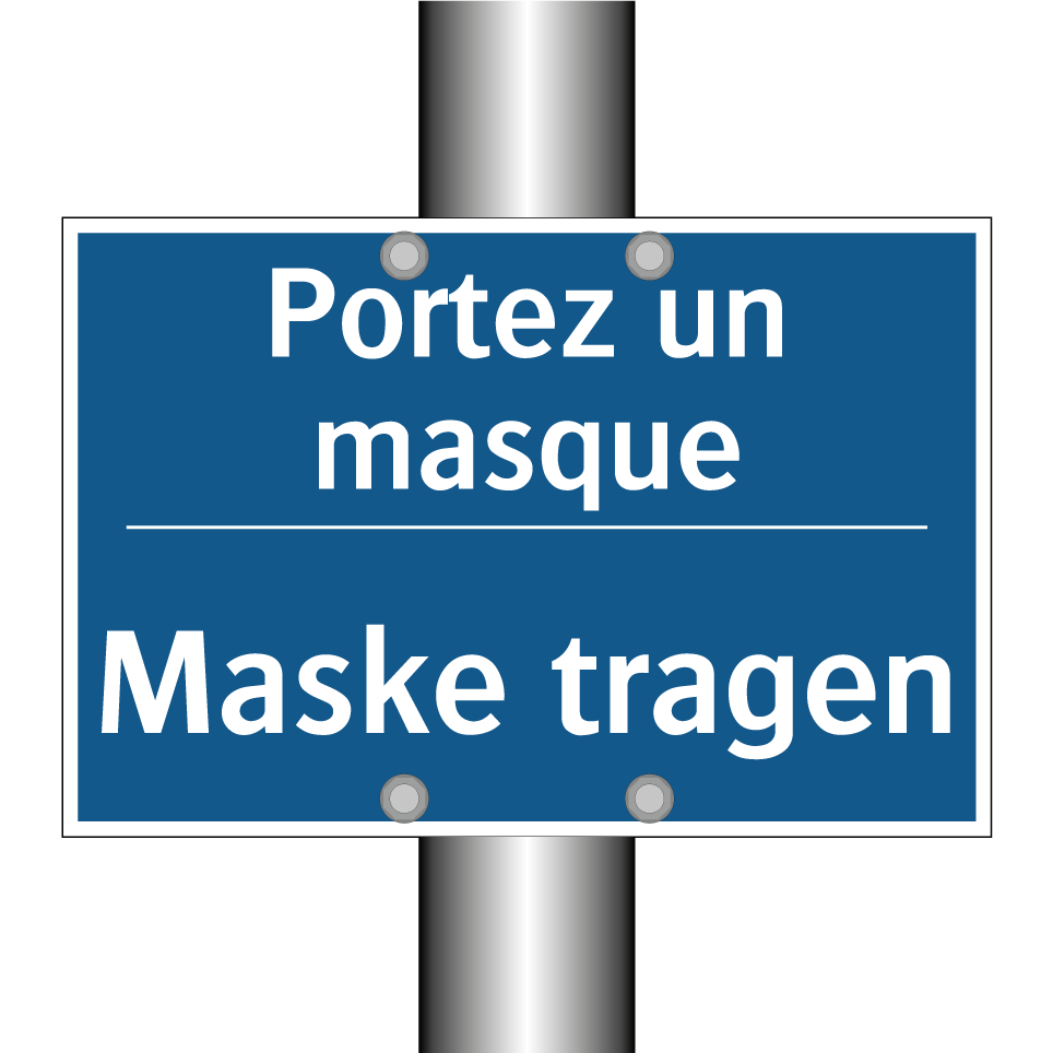 Maske tragen - Portez un masque