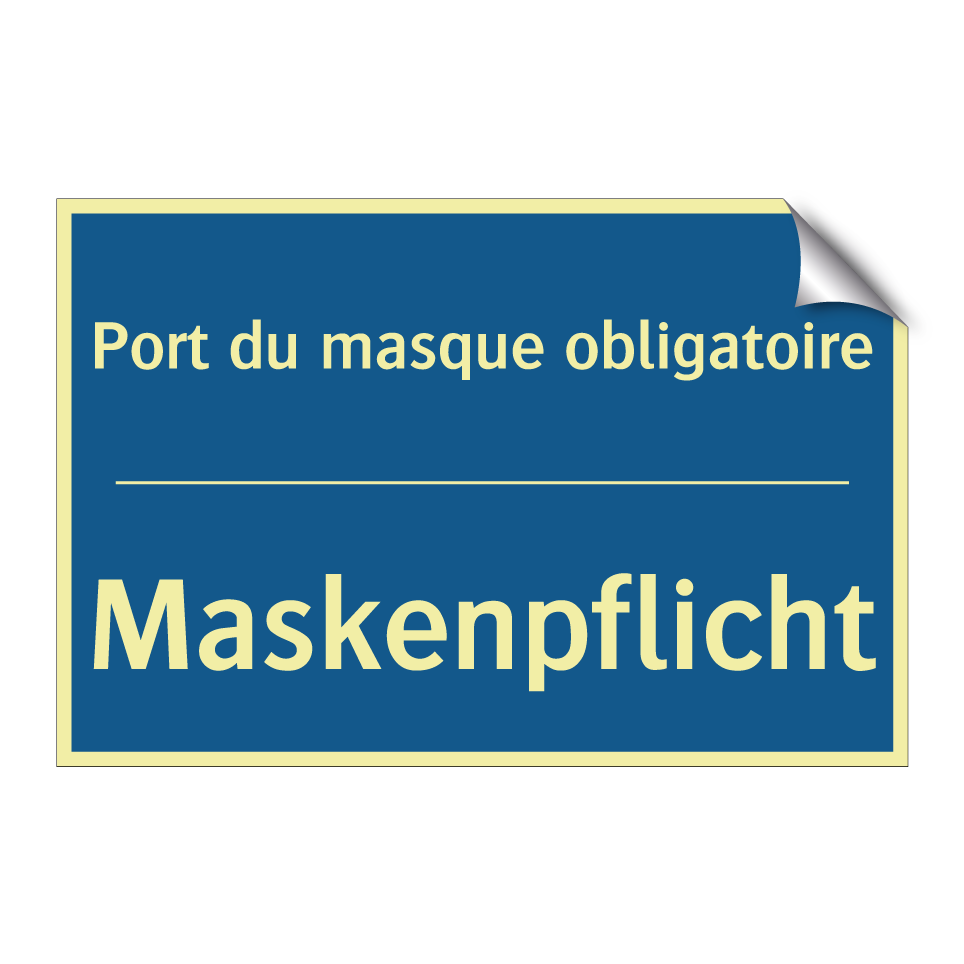 Maskenpflicht - Port du masque obligatoire