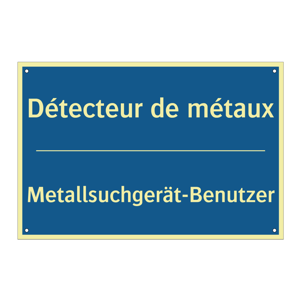 Metallsuchgerät-Benutzer - Détecteur de métaux
