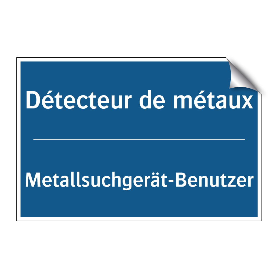 Metallsuchgerät-Benutzer - Détecteur de métaux