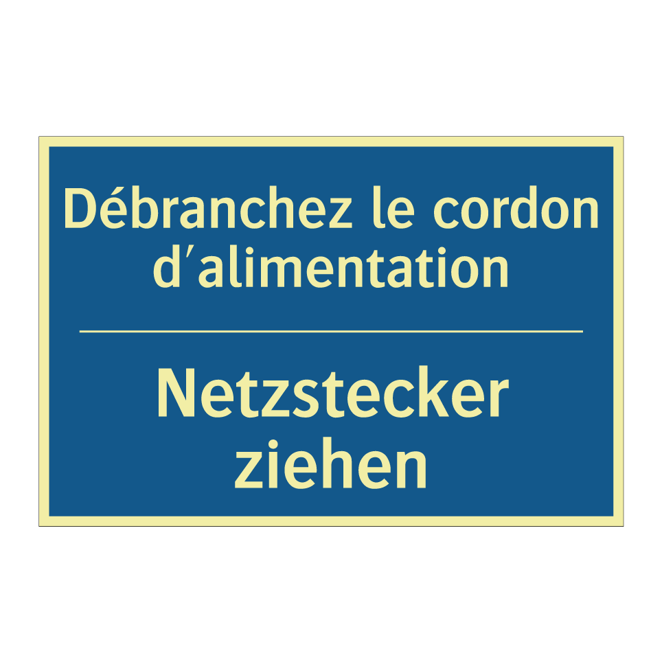 Netzstecker ziehen - Débranchez le cordon d'alimentation /.../