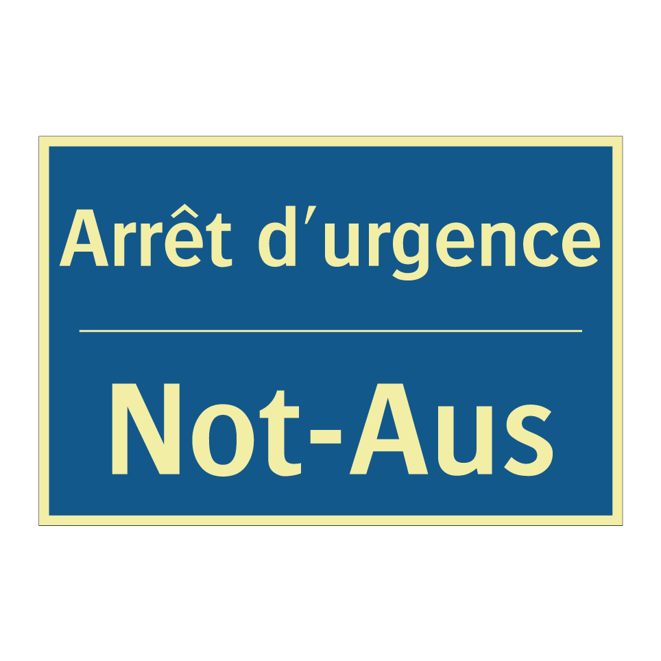 Not-Aus - Arrêt d'urgence