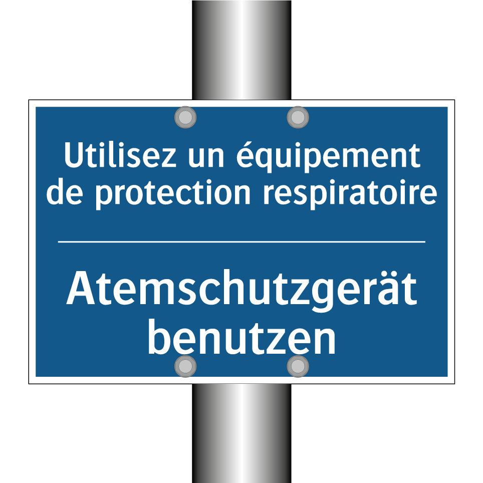 Atemschutzgerät benutzen - Utilisez un équipement de protection /.../