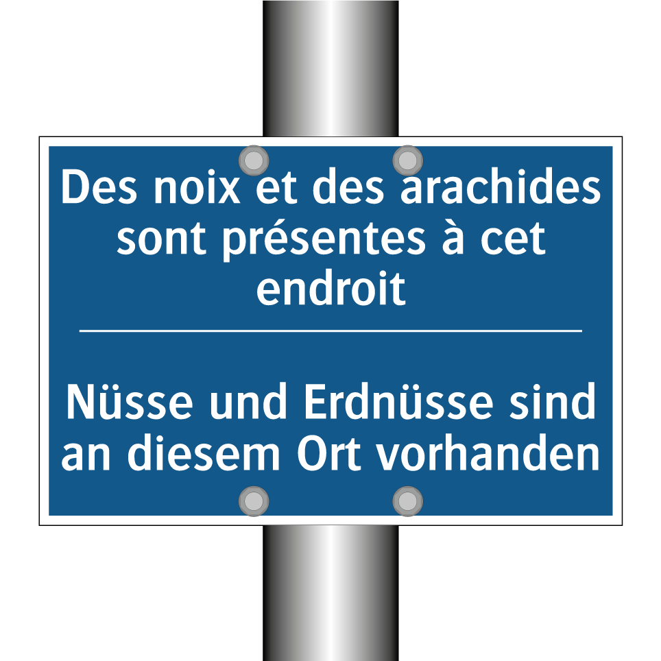 Nüsse und Erdnüsse sind an diesem /.../ - Des noix et des arachides sont /.../