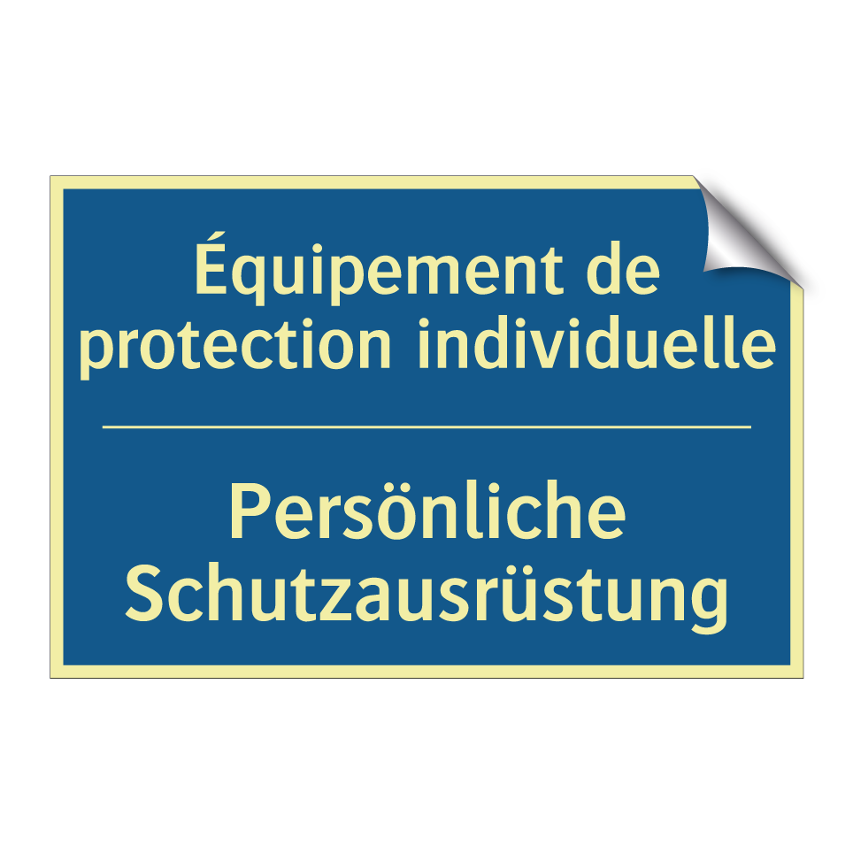 Persönliche Schutzausrüstung - Équipement de protection individuelle /.../