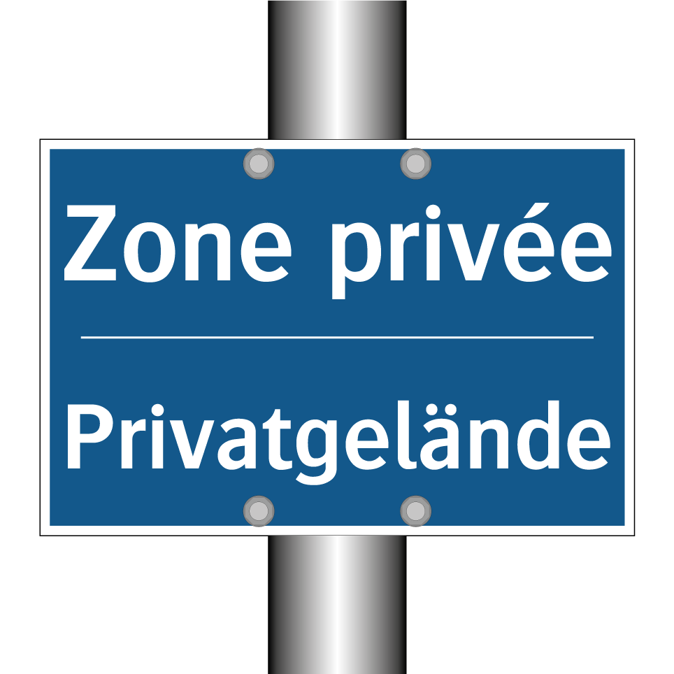 Privatgelände - Zone privée