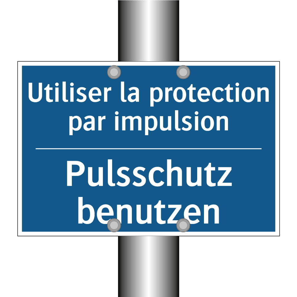 Pulsschutz benutzen - Utiliser la protection par impulsion /.../