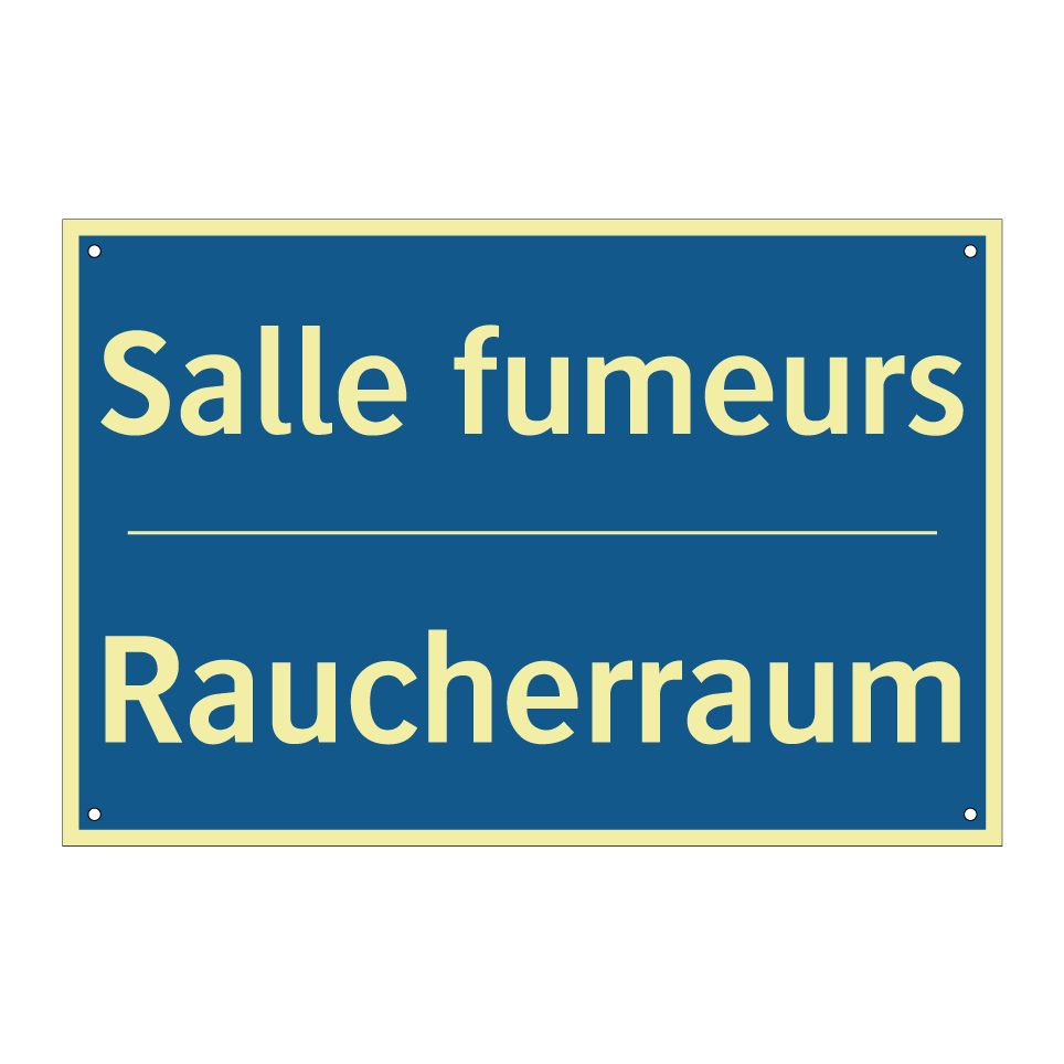 Raucherraum - Salle fumeurs