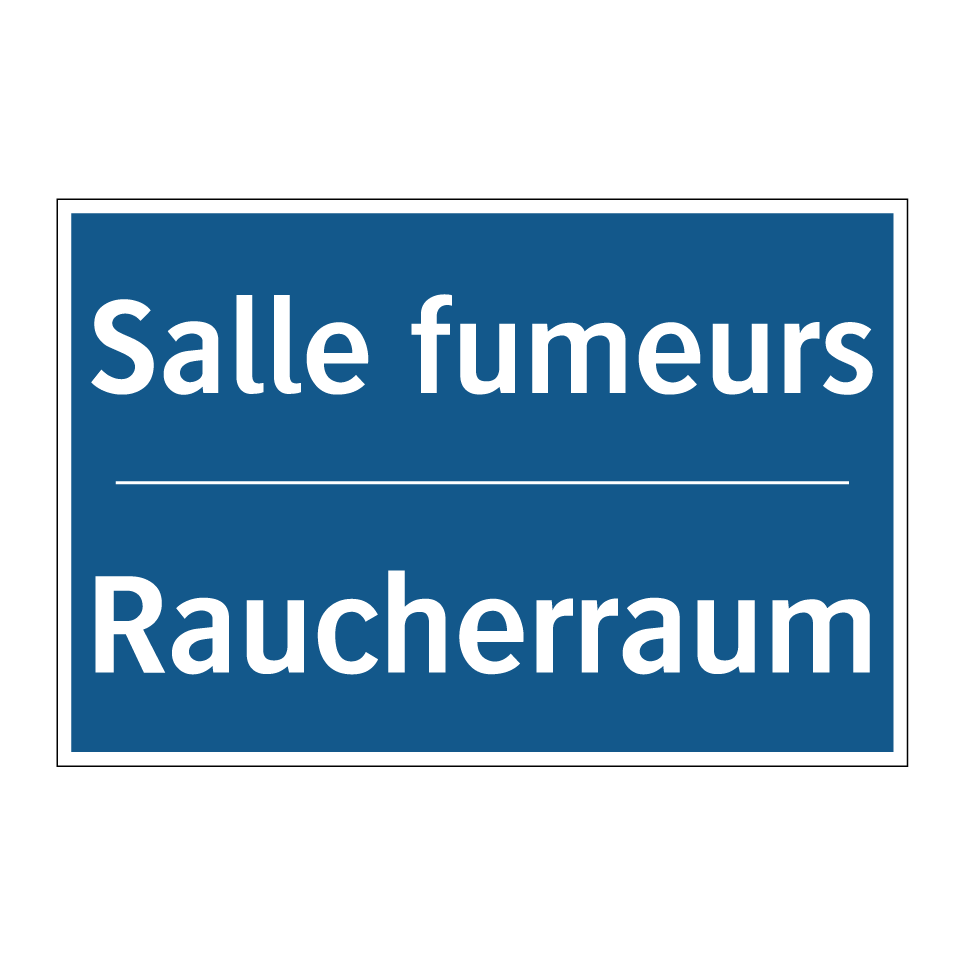 Raucherraum - Salle fumeurs