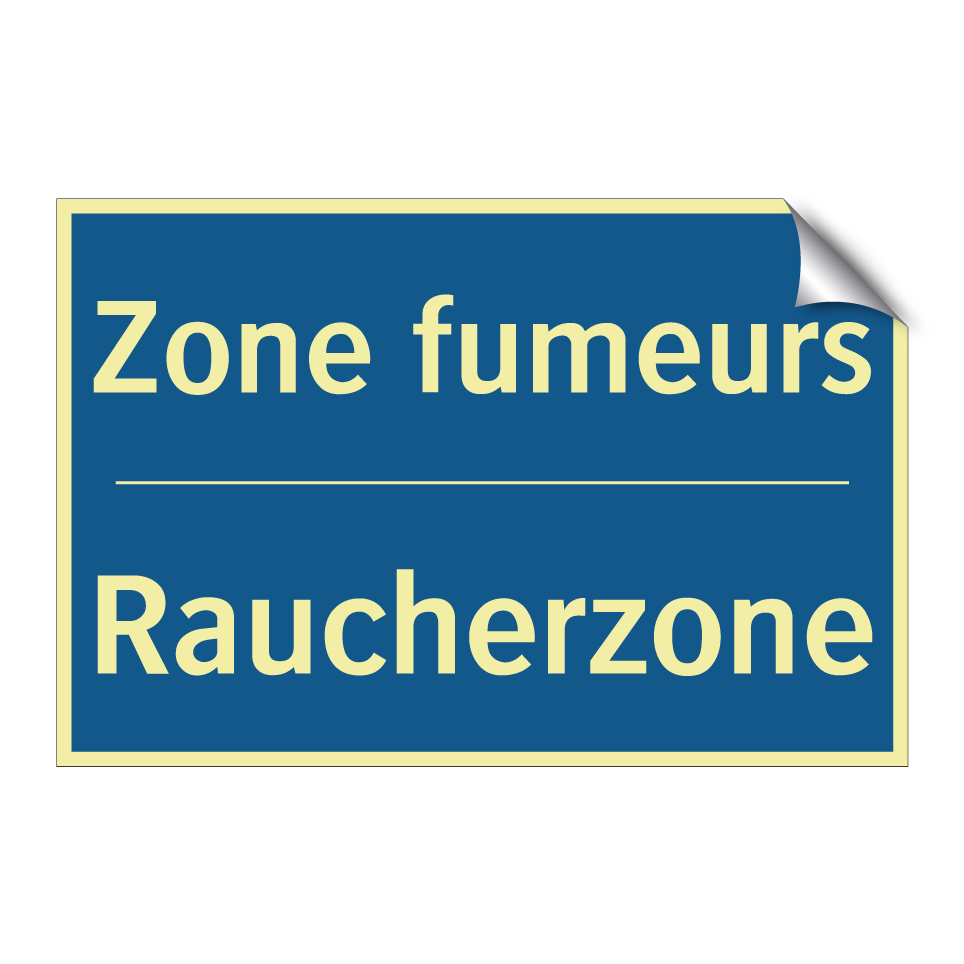 Raucherzone - Zone fumeurs