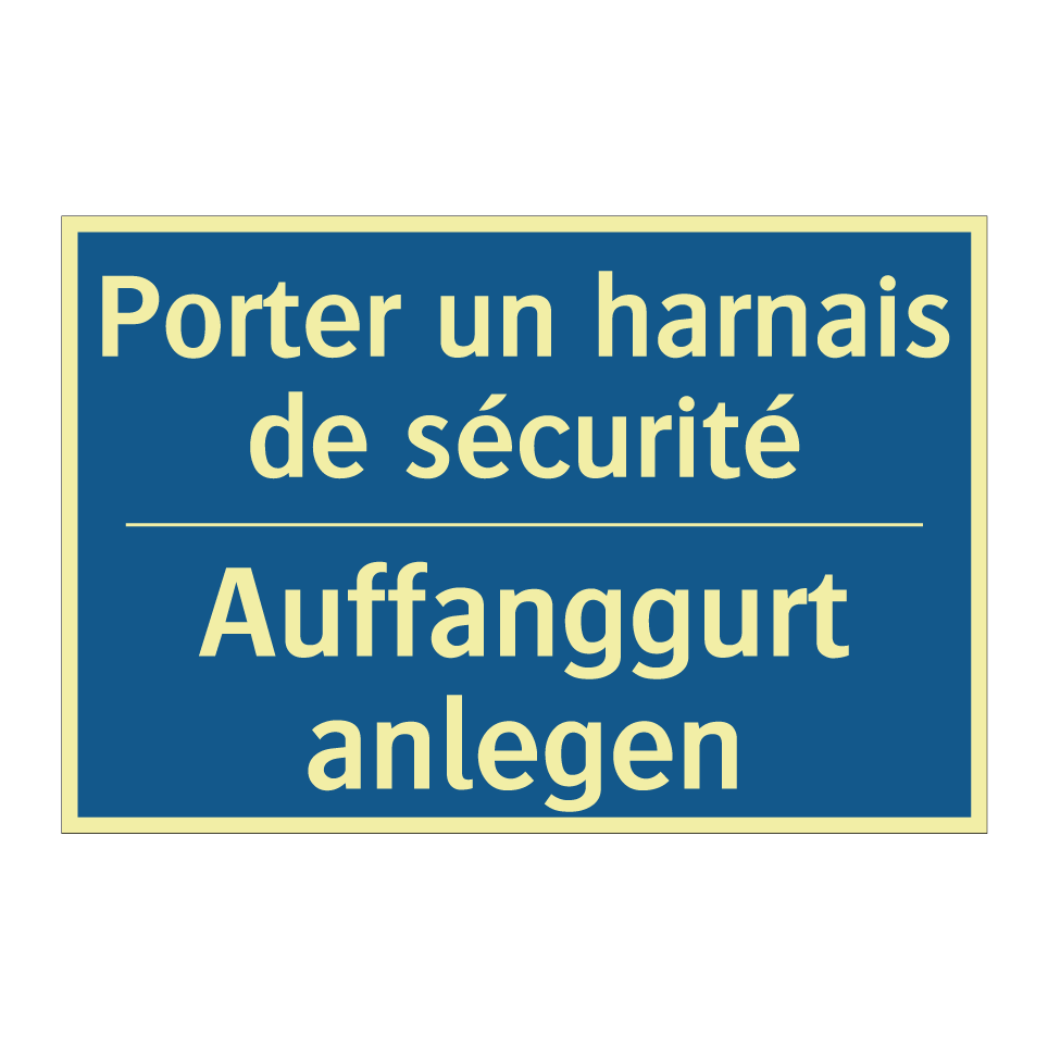 Auffanggurt anlegen - Porter un harnais de sécurité
