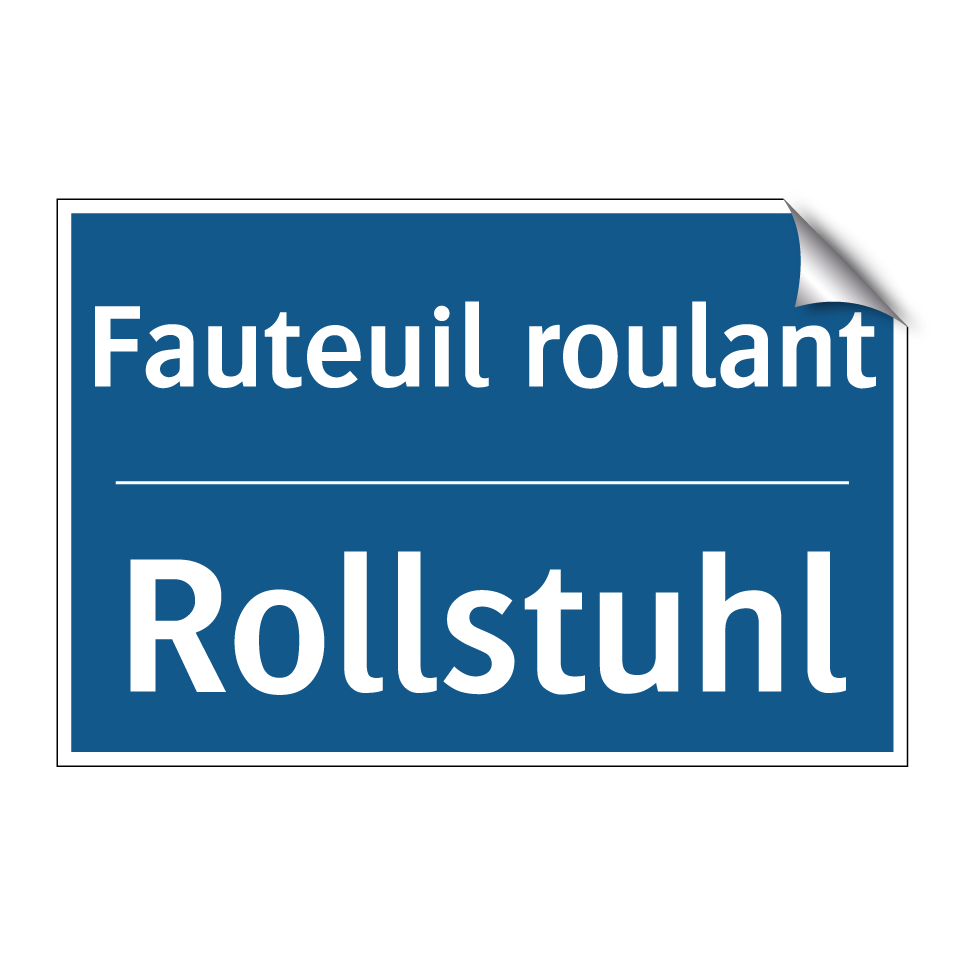Rollstuhl - Fauteuil roulant
