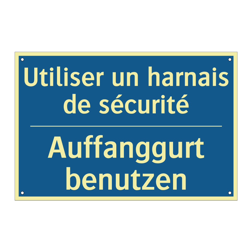 Auffanggurt benutzen - Utiliser un harnais de sécurité /.../