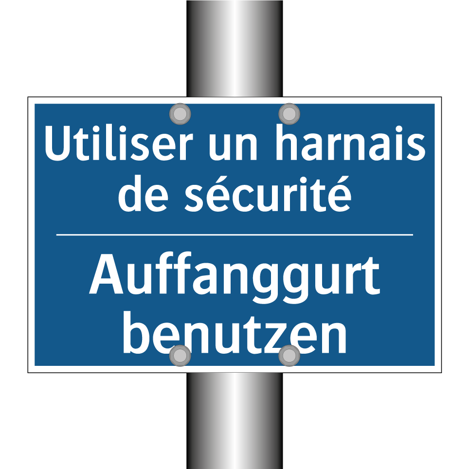 Auffanggurt benutzen - Utiliser un harnais de sécurité /.../