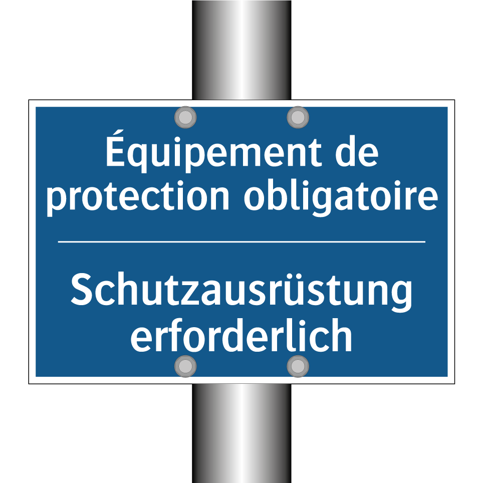 Schutzausrüstung erforderlich - Équipement de protection obligatoire /.../