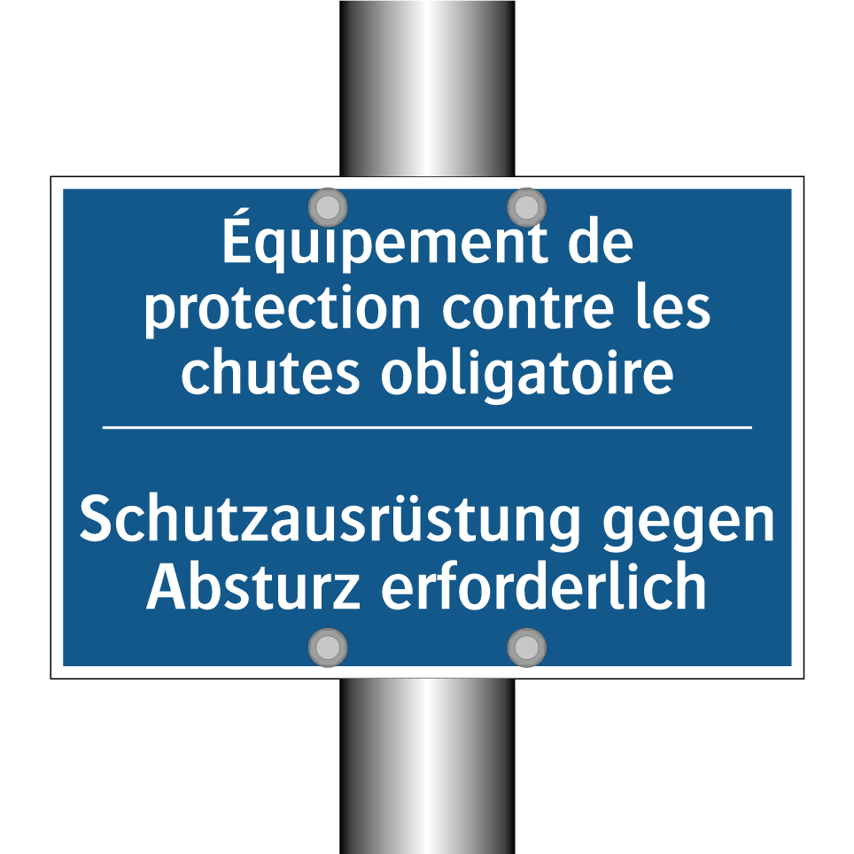 Schutzausrüstung gegen Absturz /.../ - Équipement de protection contre /.../