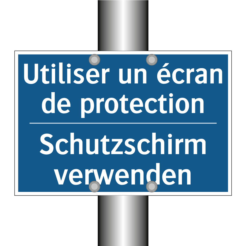 Schutzschirm verwenden - Utiliser un écran de protection /.../
