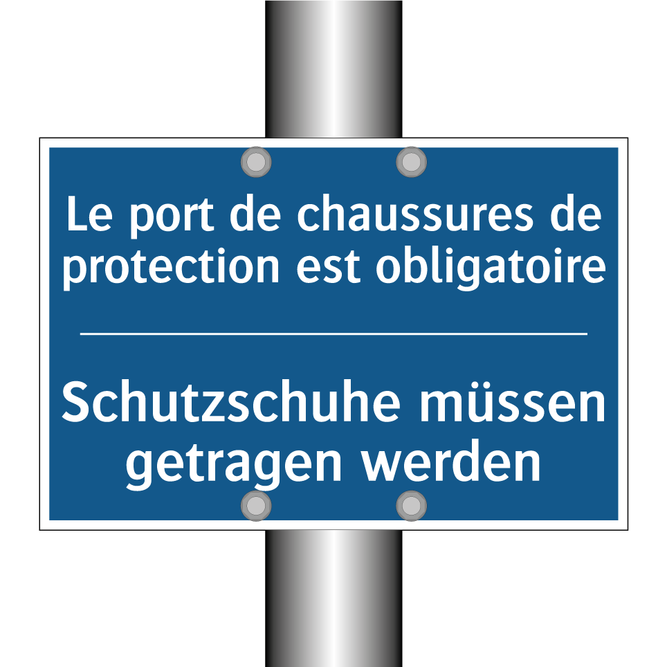 Schutzschuhe müssen getragen werden /.../ - Le port de chaussures de protection /.../