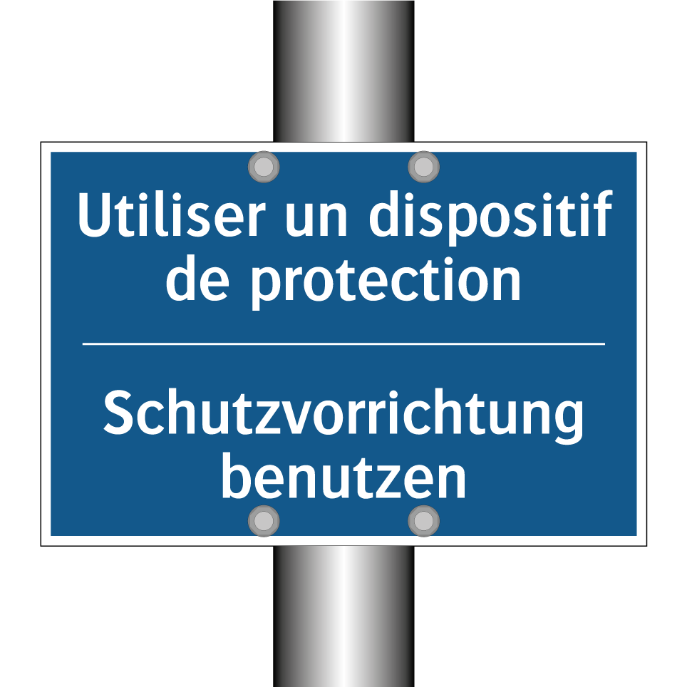 Schutzvorrichtung benutzen - Utiliser un dispositif de protection /.../
