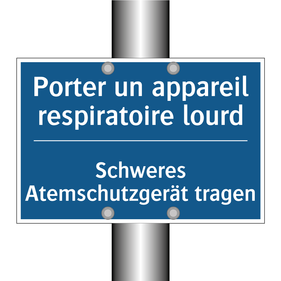 Schweres Atemschutzgerät tragen /.../ - Porter un appareil respiratoire /.../