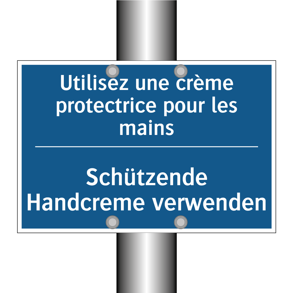 Schützende Handcreme verwenden - Utilisez une crème protectrice /.../