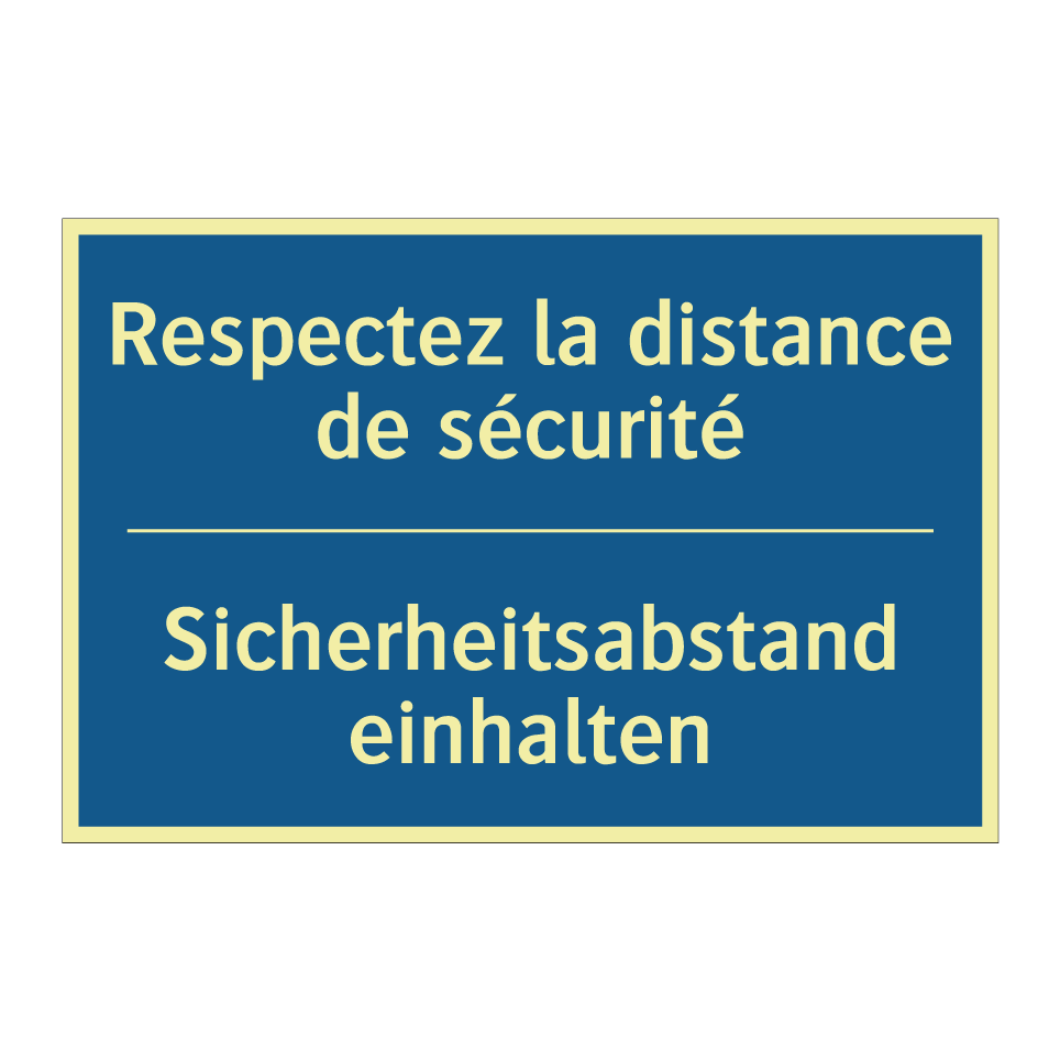 Sicherheitsabstand einhalten - Respectez la distance de sécurité /.../