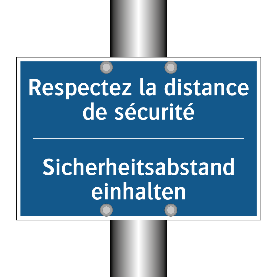 Sicherheitsabstand einhalten - Respectez la distance de sécurité /.../