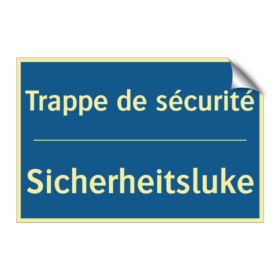 Sicherheitsluke - Trappe de sécurité