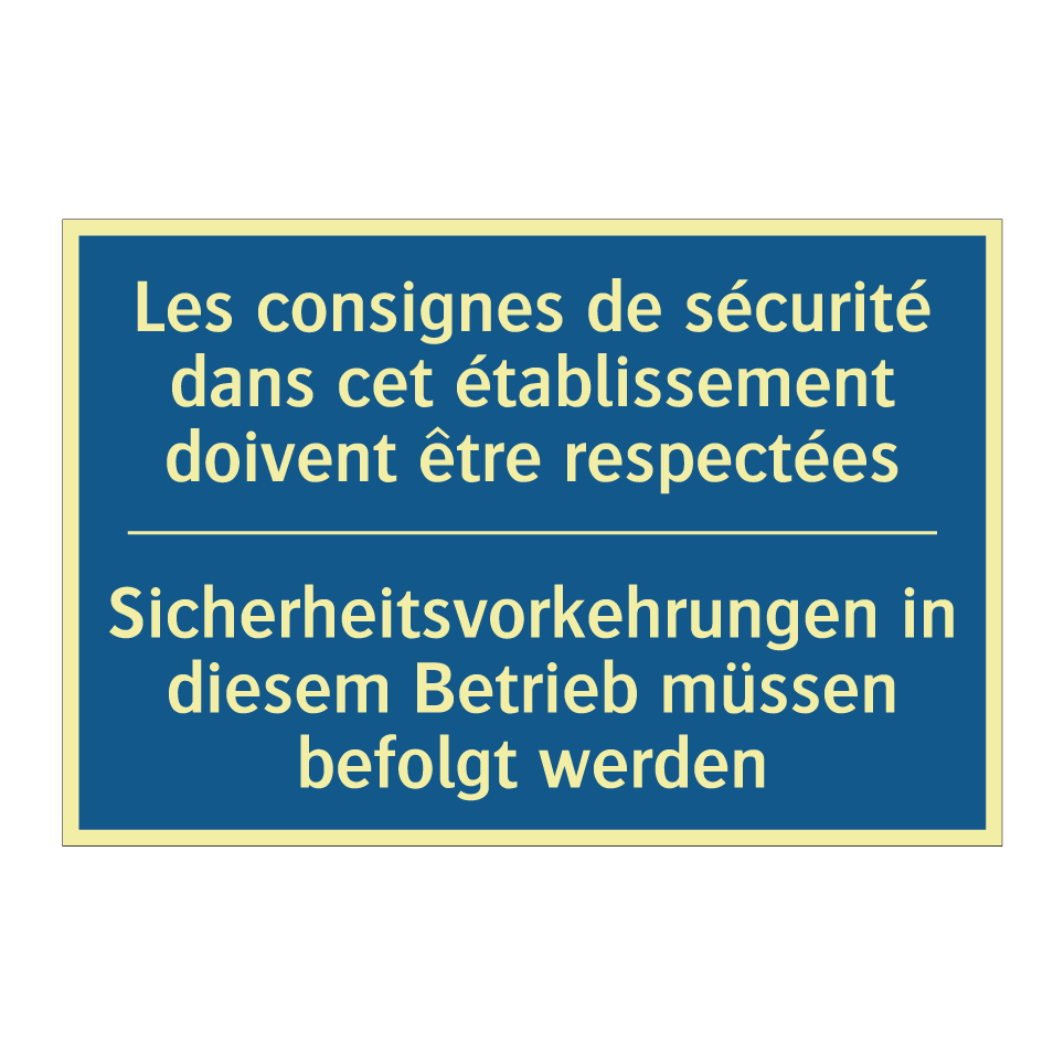 Sicherheitsvorkehrungen in diesem /.../ - Les consignes de sécurité dans /.../