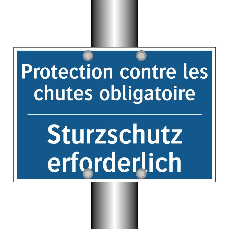 Sturzschutz erforderlich - Protection contre les chutes obligatoire /.../