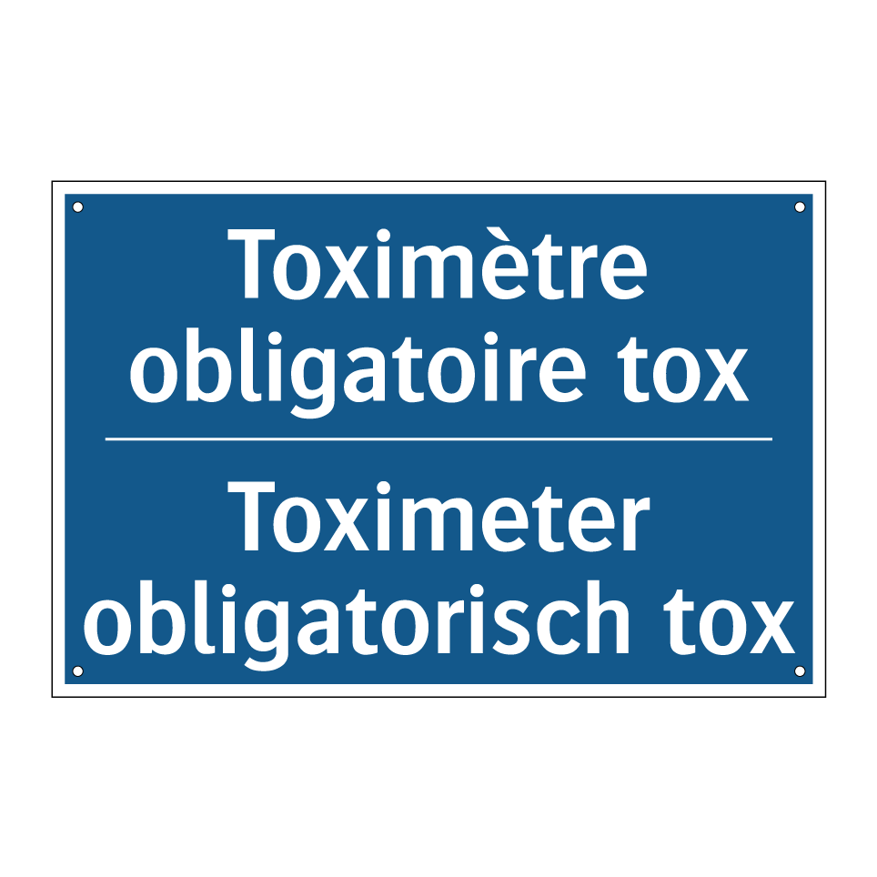 Toximeter obligatorisch tox - Toximètre obligatoire tox