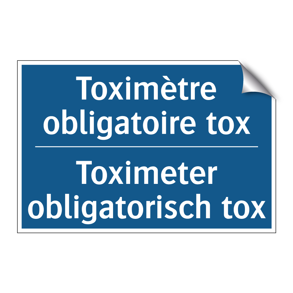 Toximeter obligatorisch tox - Toximètre obligatoire tox