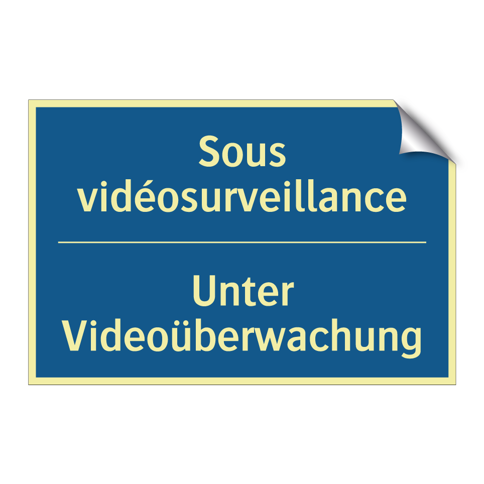 Unter Videoüberwachung - Sous vidéosurveillance