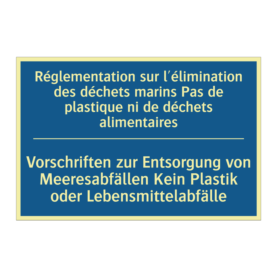 Vorschriften zur Entsorgung von /.../ - Réglementation sur l'élimination /.../