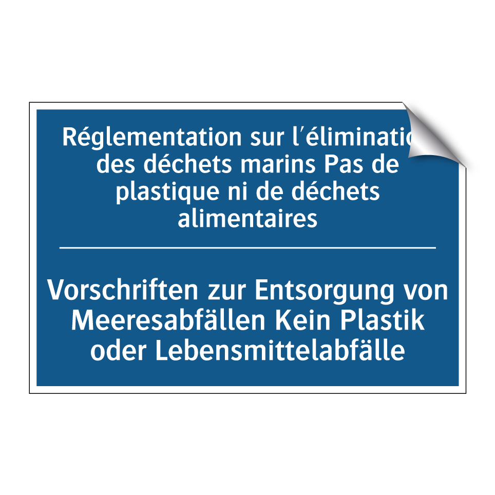 Vorschriften zur Entsorgung von /.../ - Réglementation sur l'élimination /.../
