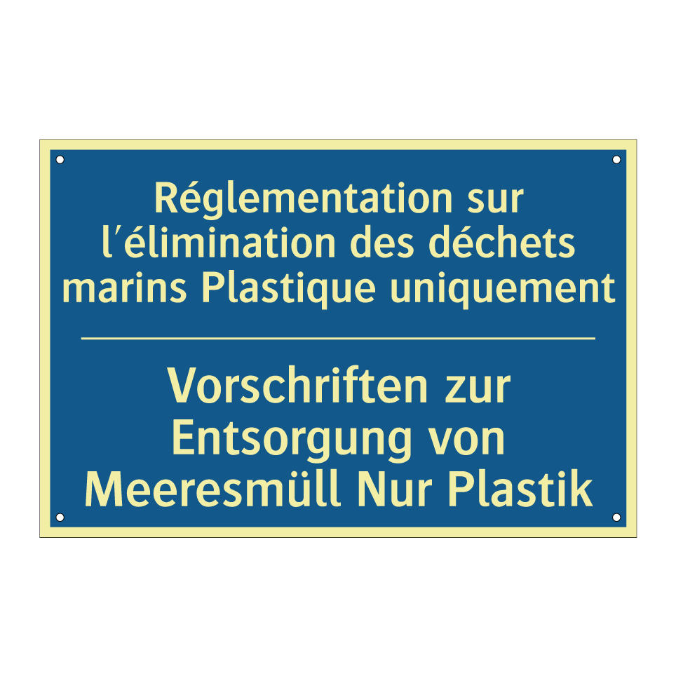 Vorschriften zur Entsorgung von /.../ - Réglementation sur l'élimination /.../