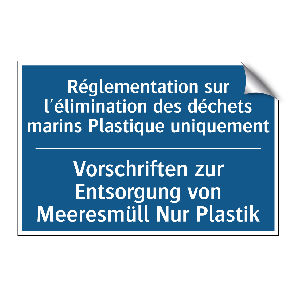 Vorschriften zur Entsorgung von /.../ - Réglementation sur l'élimination /.../