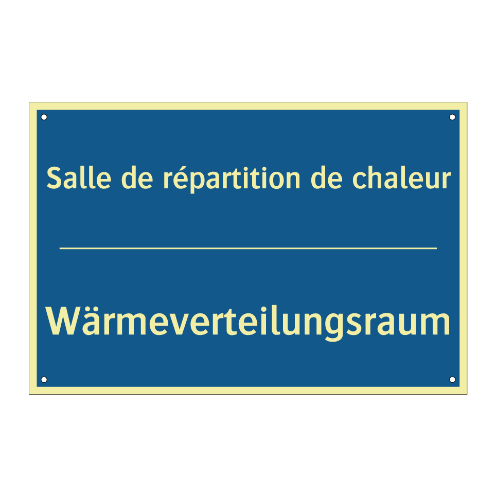Wärmeverteilungsraum - Salle de répartition de chaleur /.../