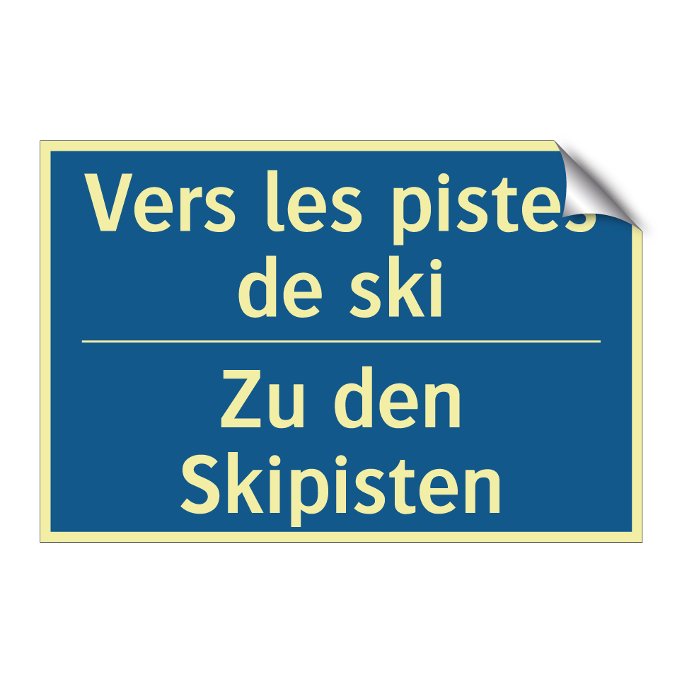 Zu den Skipisten - Vers les pistes de ski