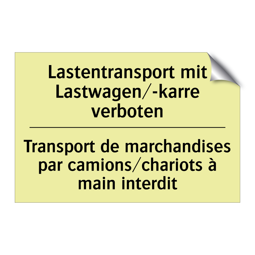 Lastentransport mit Lastwagen/-karre /.../ - Transport de marchandises par /.../