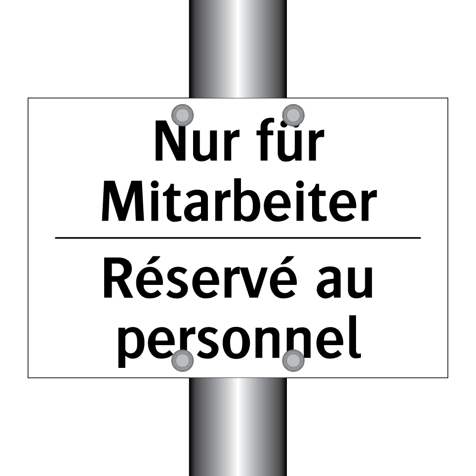 Nur für Mitarbeiter - Réservé au personnel