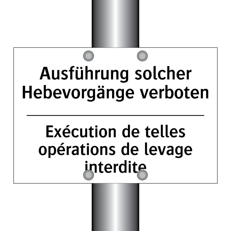 Ausführung solcher Hebevorgänge /.../ - Exécution de telles opérations /.../