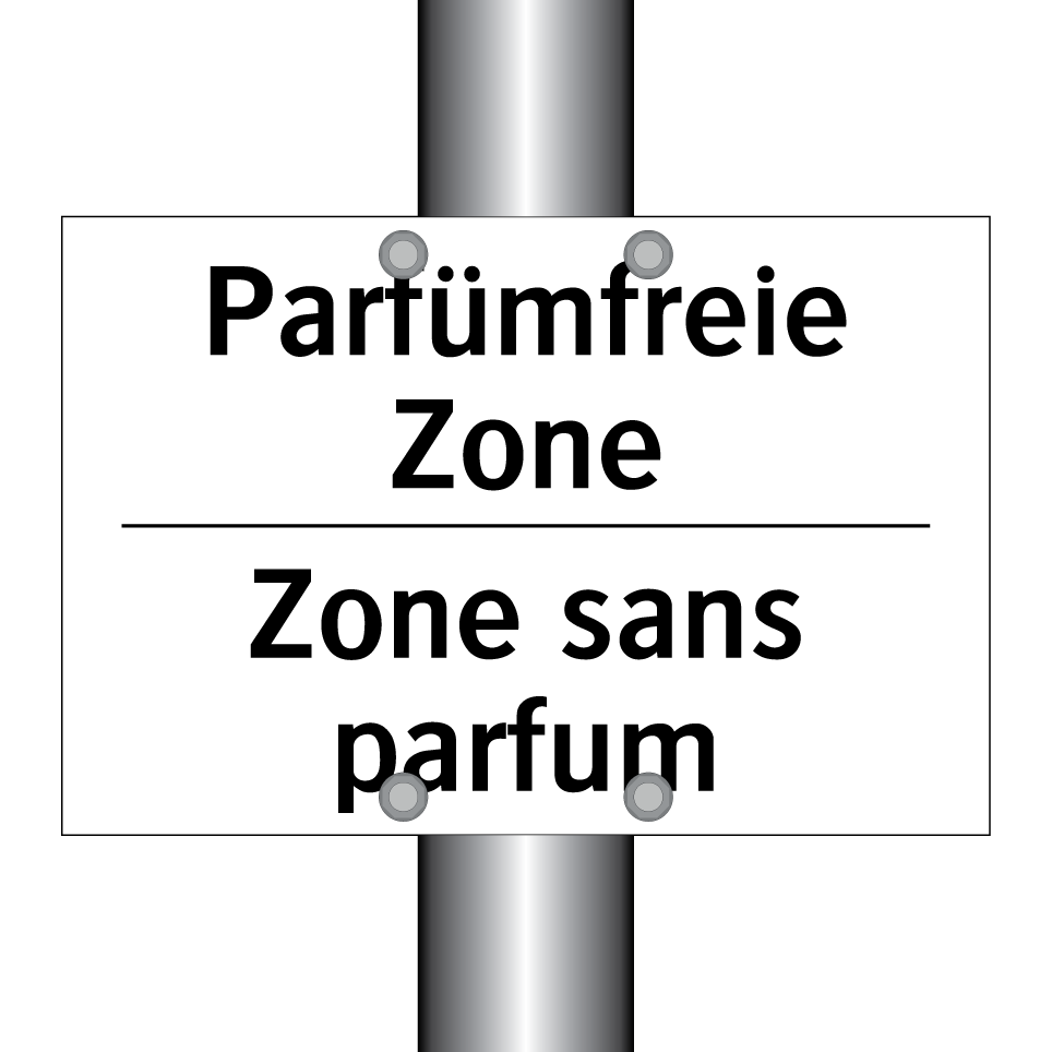 Parfümfreie Zone - Zone sans parfum